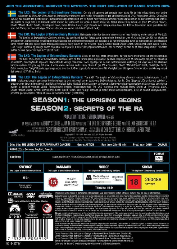 The LXD: The Legion of Extraordinary Dancers: Sæson 1 & 2 (DVD)