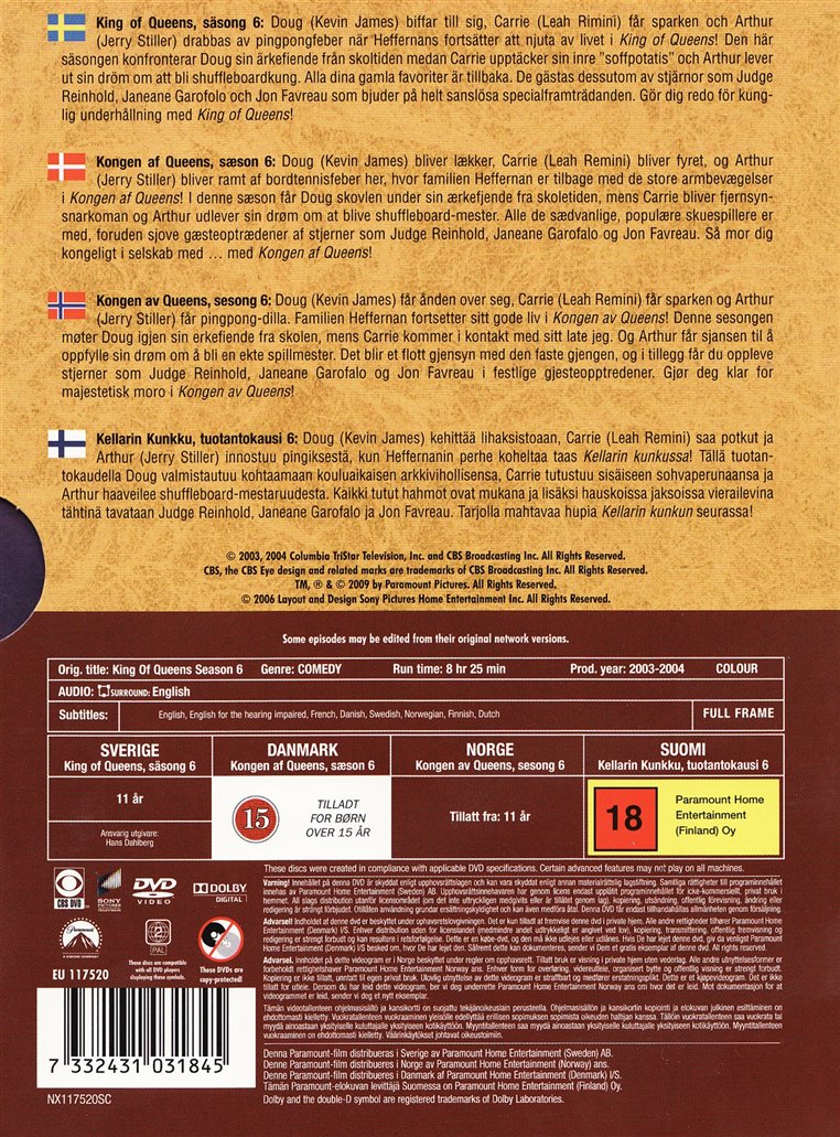 Kongen af Queens: Sæson 6 (DVD)