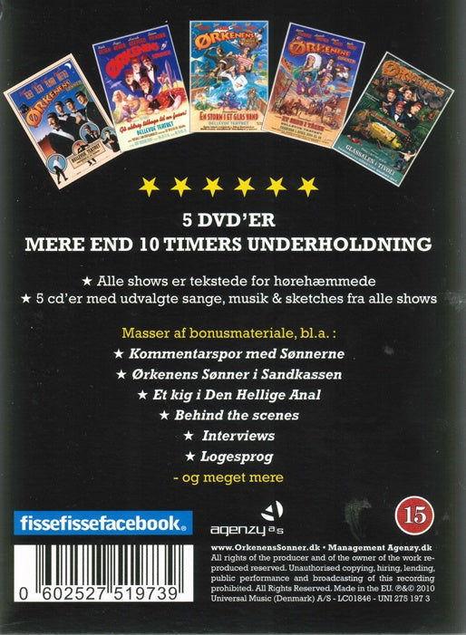 Ørkenens Sønner Fem-i-én DVD Bokssæt (DVD)