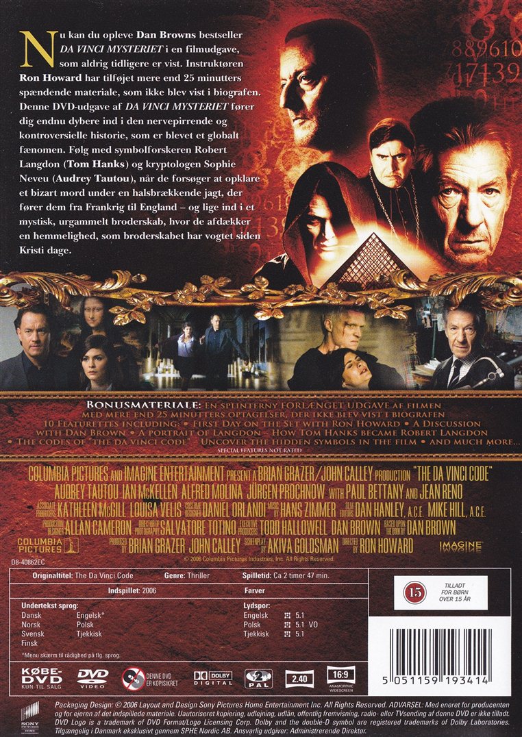 Da Vinci Mysteriet (DVD)