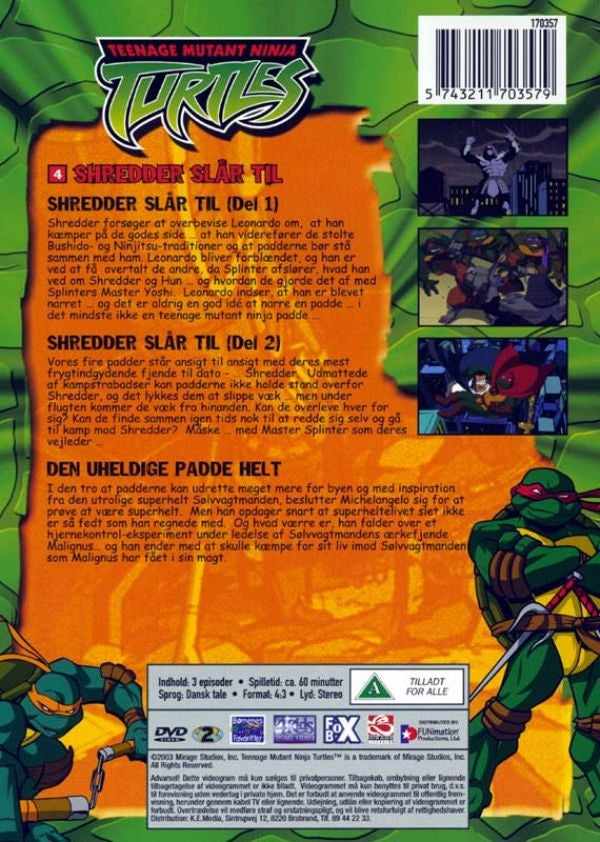 Turtles (2003) 04: shredder slår til (DVD)