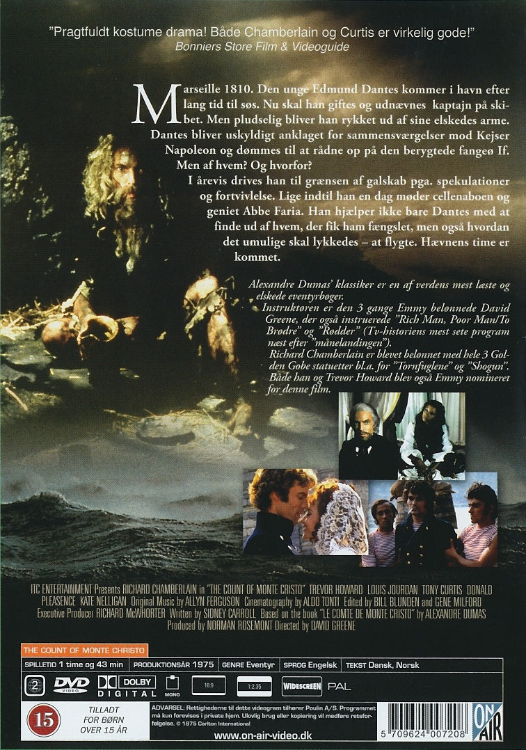 Greven Af Monte Christo (1975) (DVD)