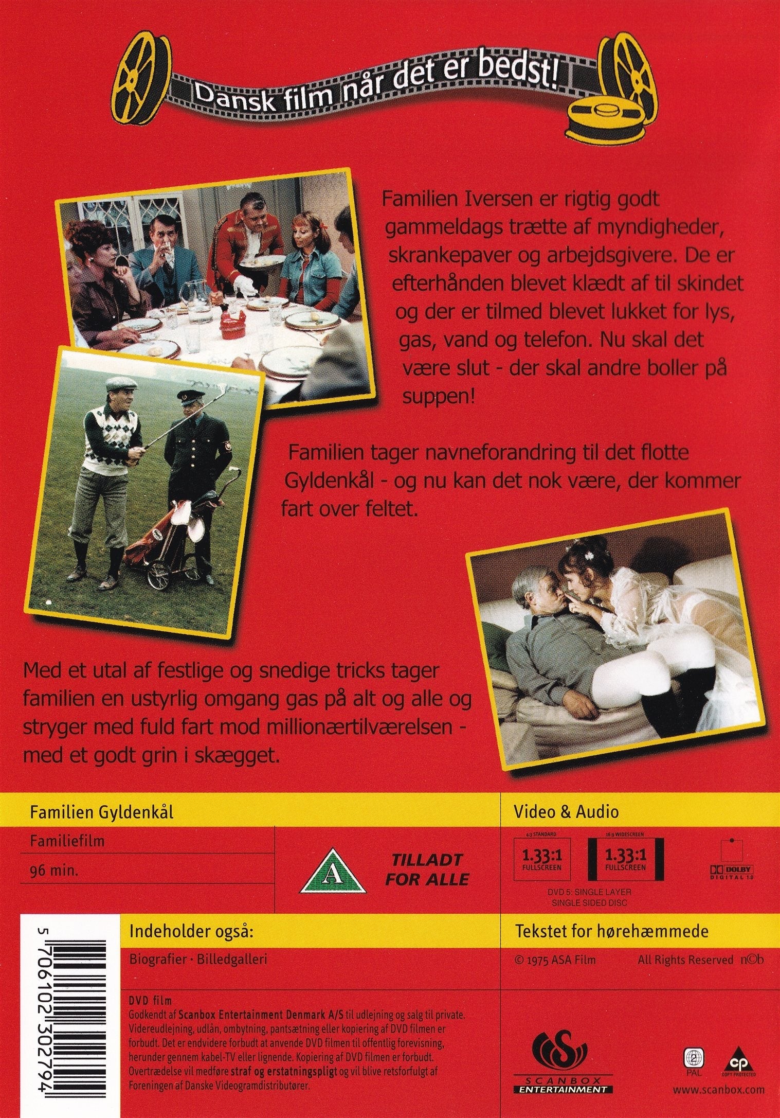 Familien Gyldenkål (DVD)