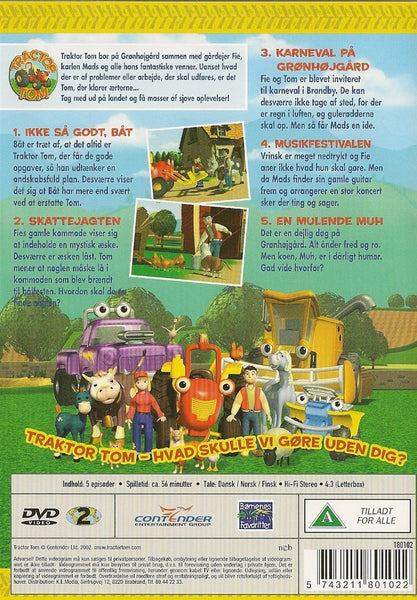 Traktor Tom 3 - Skattejagten og Andre Historier (DVD)