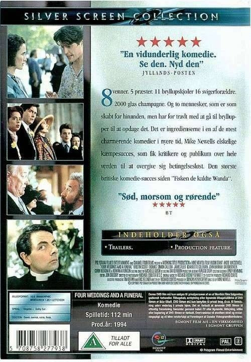 Fire Bryllupper og en Begravelse (DVD)