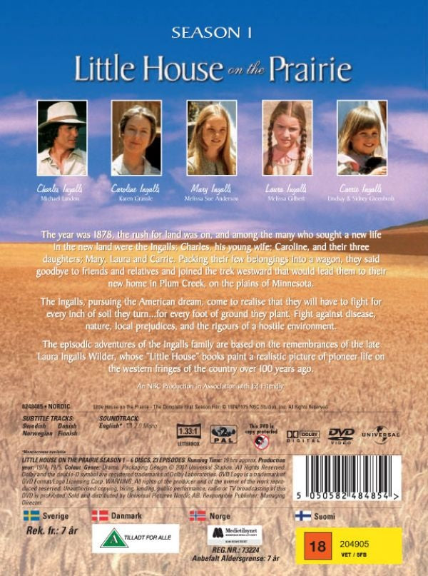 Det lille hus på prærien - Sæson 1 (DVD)