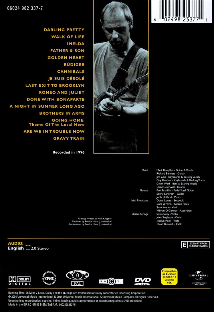 Mark Knopfler: A Night in London (DVD)