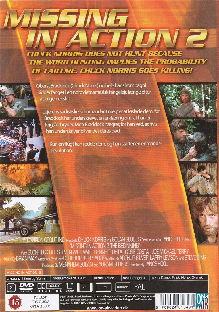 Missing In Action 2: Nerver Af Stål (DVD)