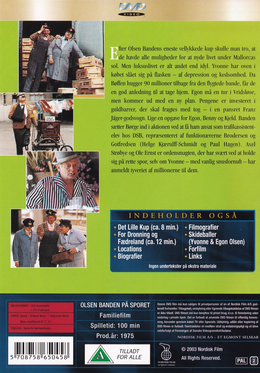 Olsen Banden På Sporet (DVD)