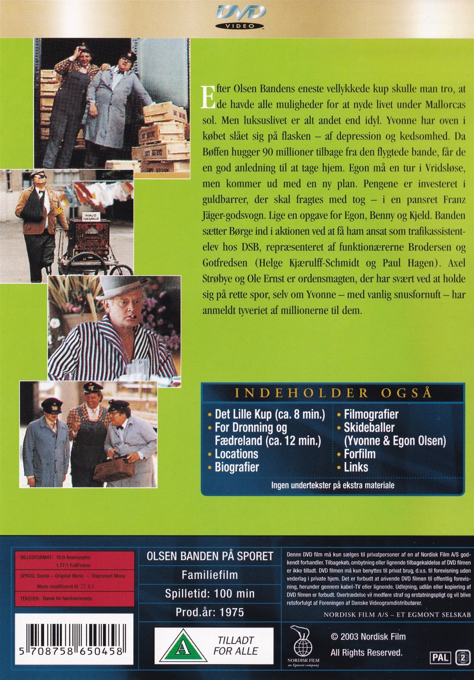 Olsen Banden På Sporet (DVD)
