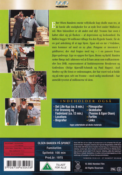 Olsen Banden På Sporet (DVD)