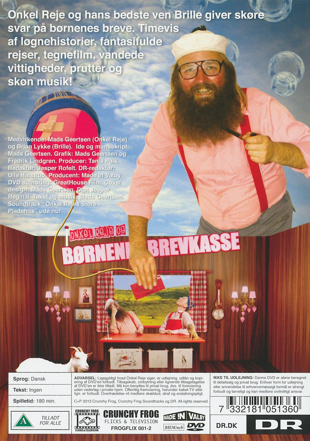 Onkel Reje og Børnenes Brevkasse (DVD)