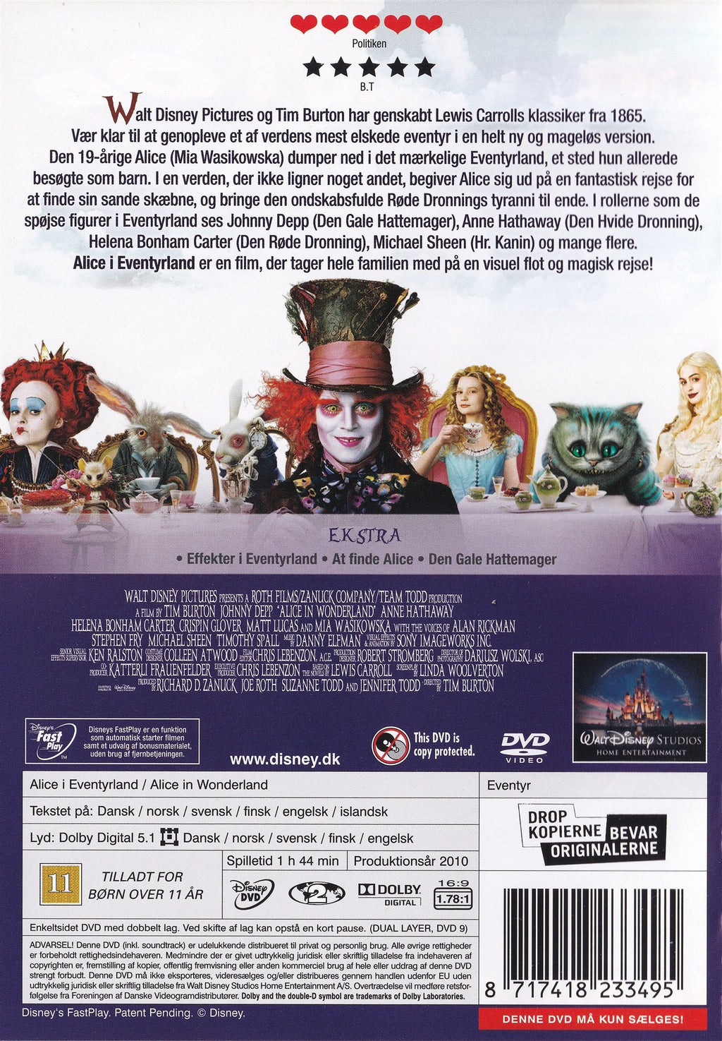 Alice I Eventyrland (DVD)