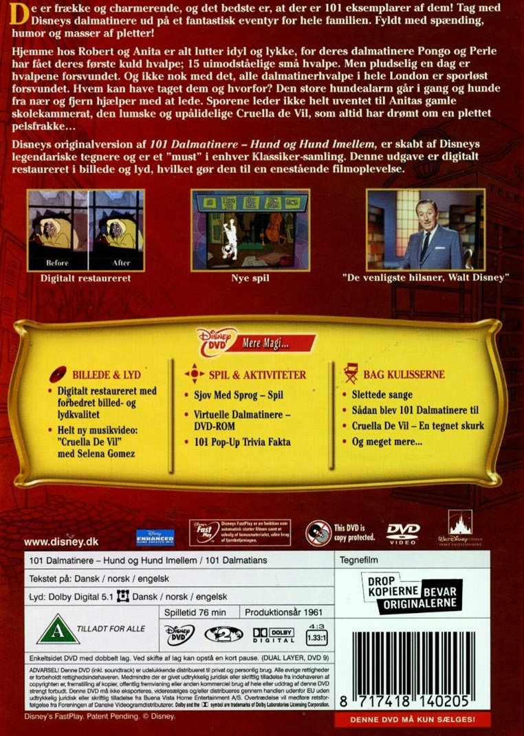 101 Dalmatinere - Hund og Hund Imellem (DVD)