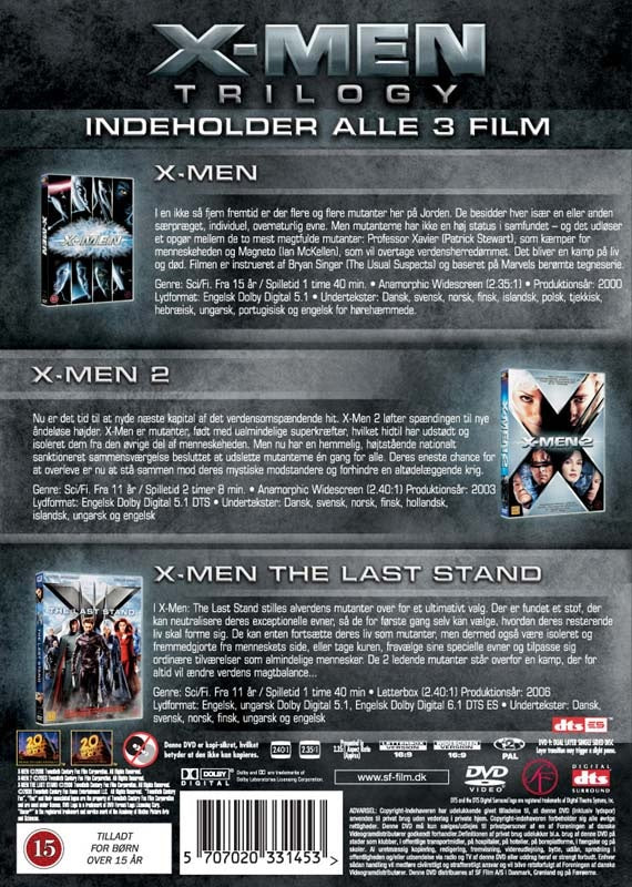 X-Men Trilogy (DVD)