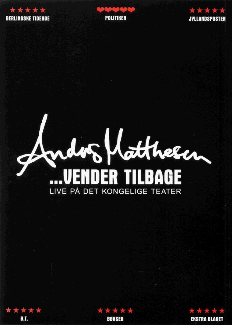 Anders Matthesen: Vender tilbage - Live På Det Kongelige Teater (DVD)