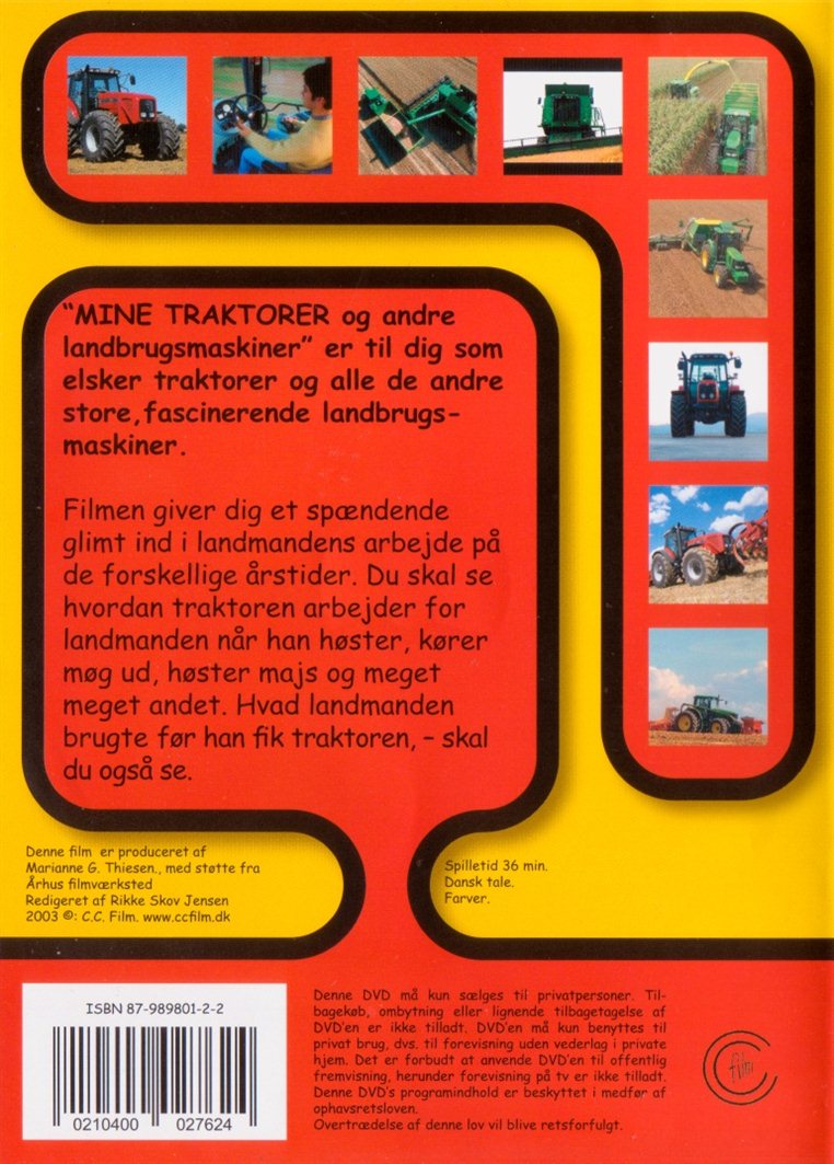 Mine traktorer og andre landbrugsmaskiner (DVD)