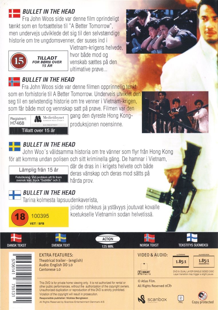 Bullet in the Head (DVD)
