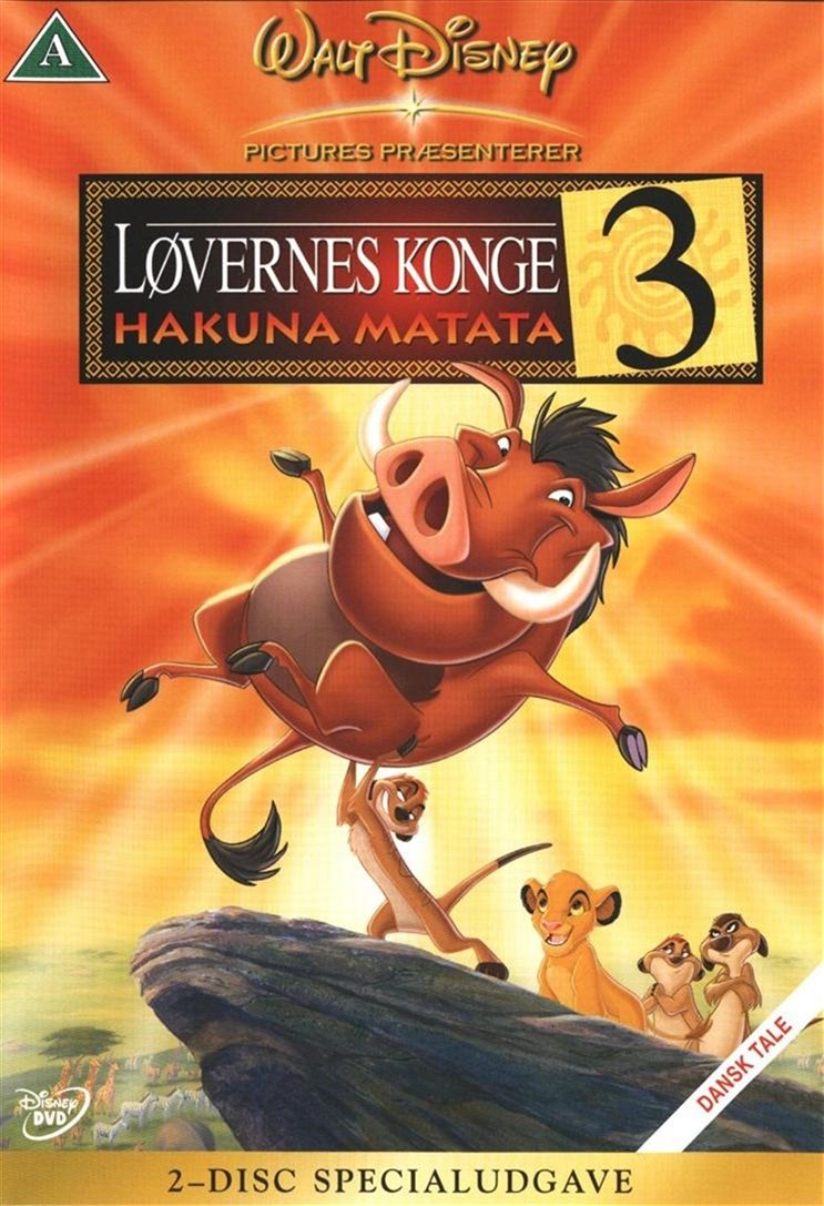 Løvernes Konge 3:  Hakuna Matata (DVD)