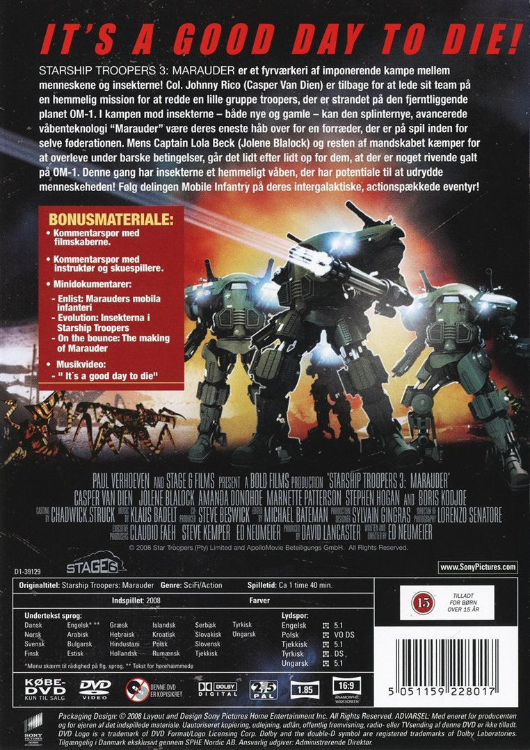 Starship Troopers 3: Marauder (DVD)
