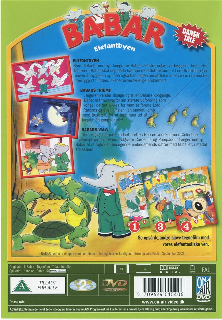 Babar 2: Elefantbyen (DVD)