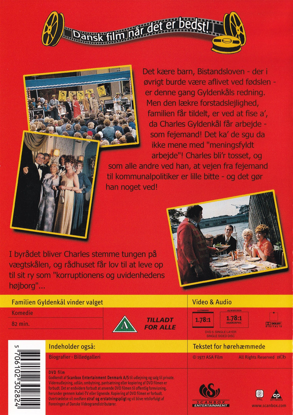 Familien Gyldenkål Vinder Valget (DVD)