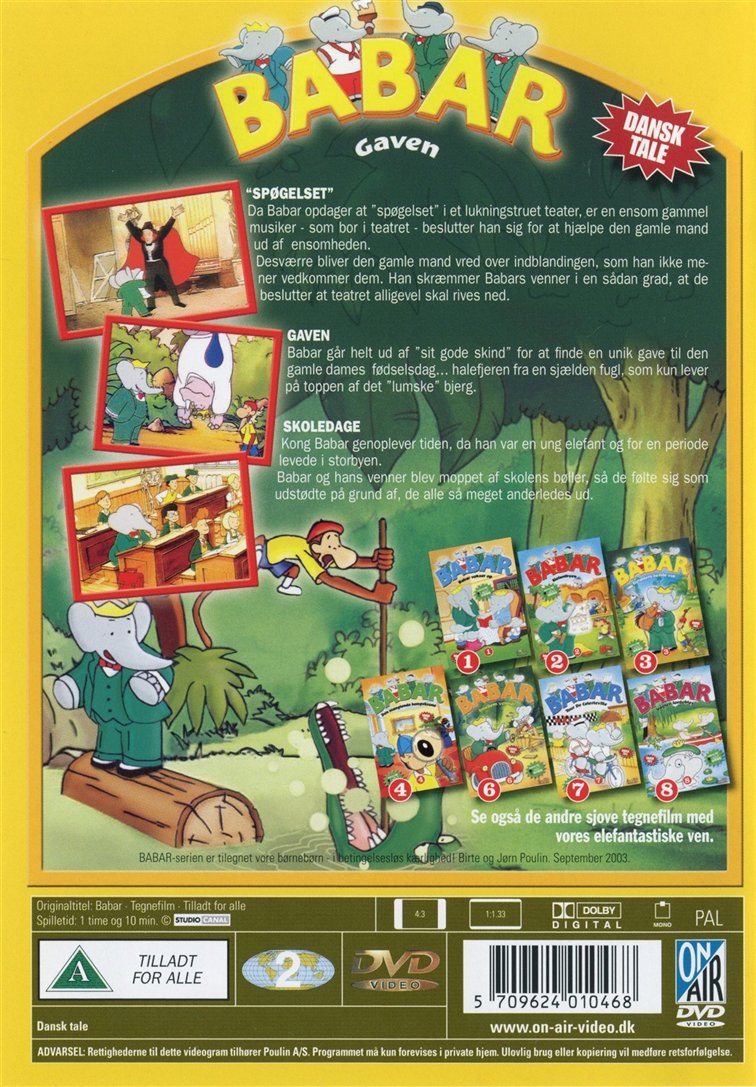 Babar 5: Gaven (DVD)