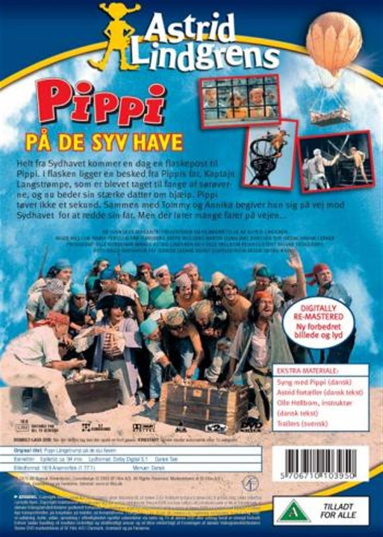 Pippi på de syv have (DVD)