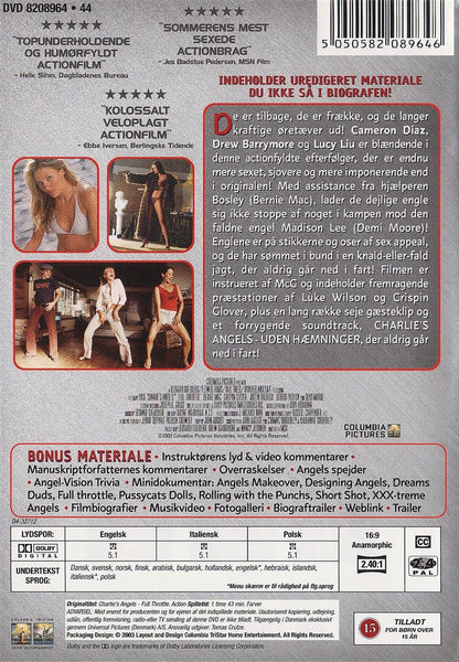 Charlie's Angels: Uden hæmninger (DVD)