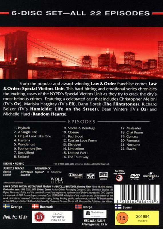 Law & Order: Special Victims Unit: The First Year (DVD)