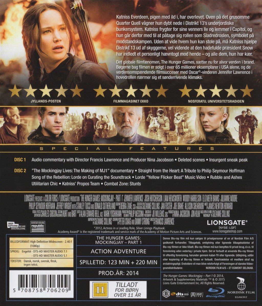 The Hunger Games: Mockingjay - Part 1 (Blu-ray)