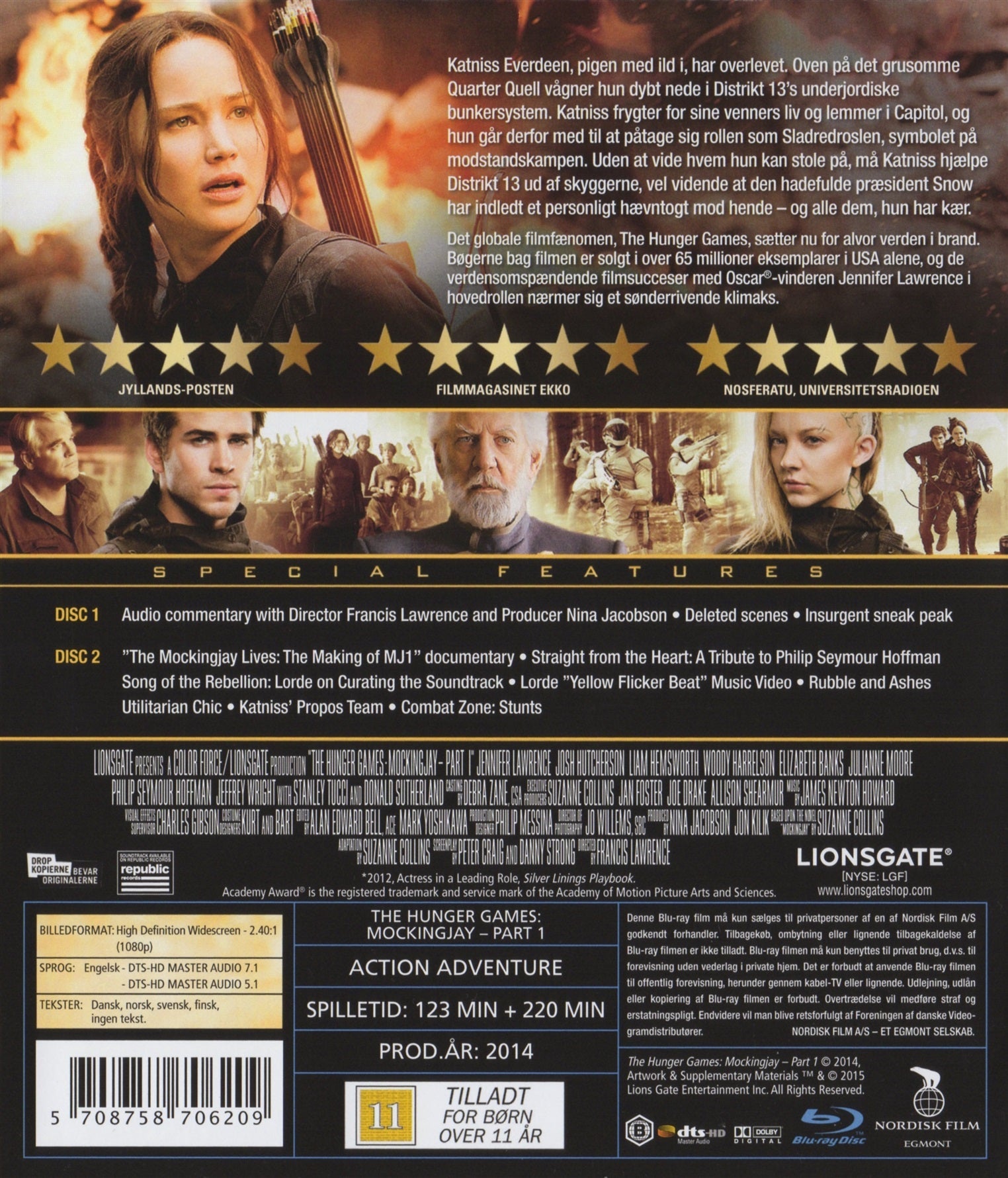 The Hunger Games: Mockingjay - Part 1 (Blu-ray)