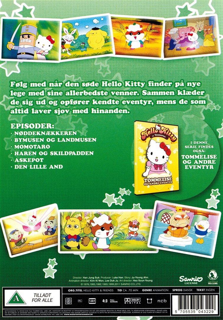 Hello Kitty & Vennerne - Askepot og andre eventyr (DVD)