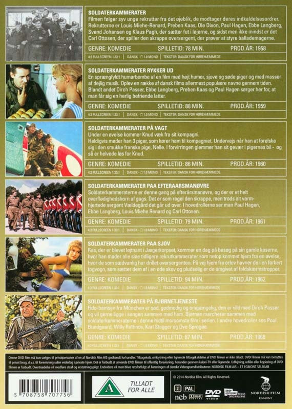 Soldater-kammerater: Den Komplette Samling (DVD)