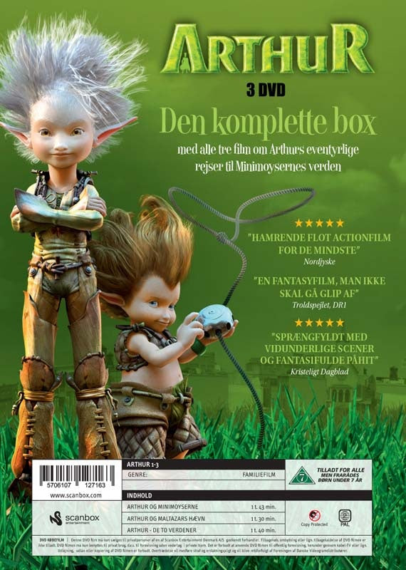 Arthur 1, 2 og 3 (DVD)