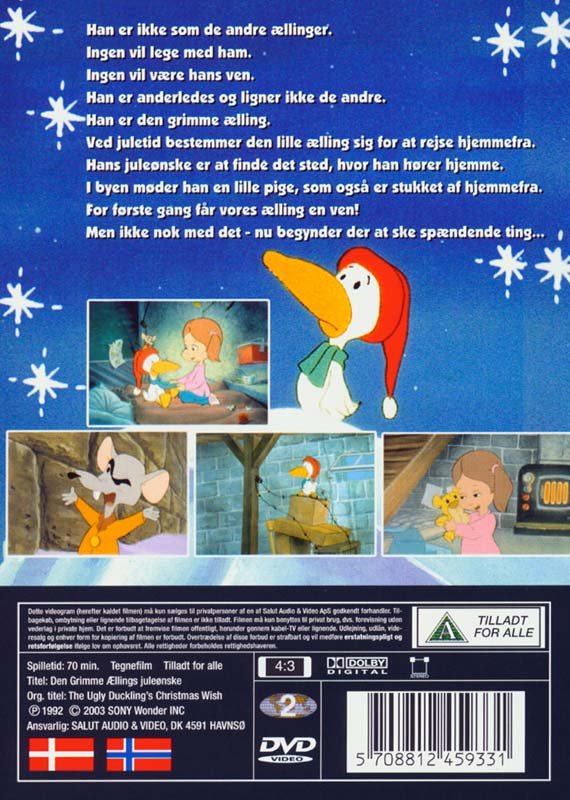 Den grimme ælling's juleønske (DVD)