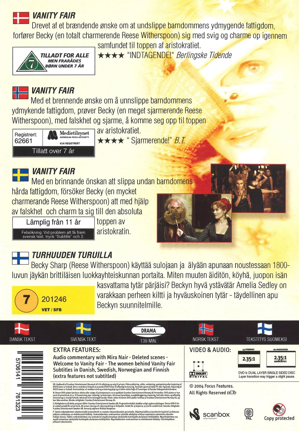 Vanity Fair (DVD)