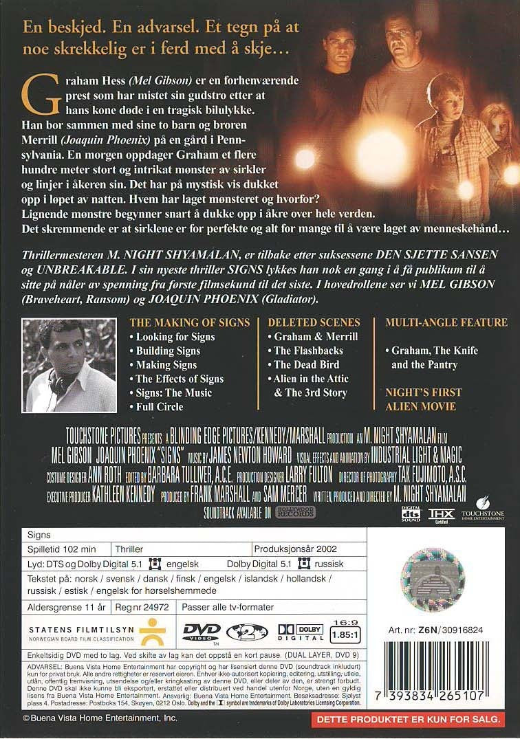 Signs (DVD)