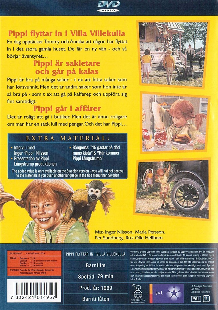 Pippi Volym 1 (DVD)