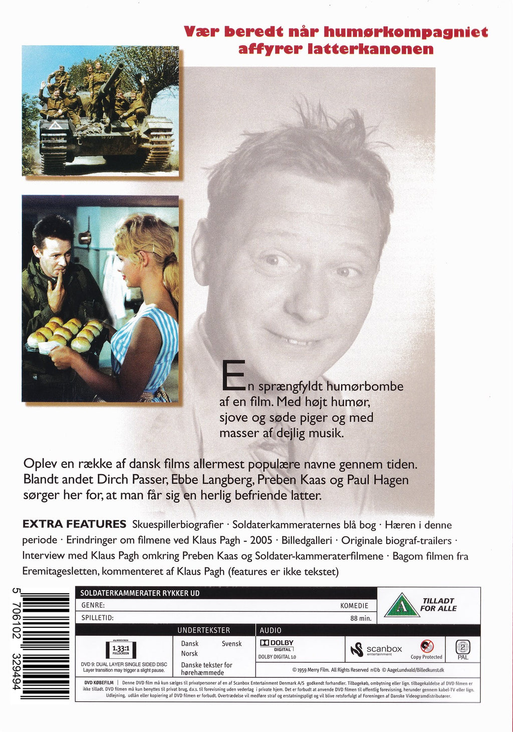 Soldaterkammerater rykker ud (DVD)