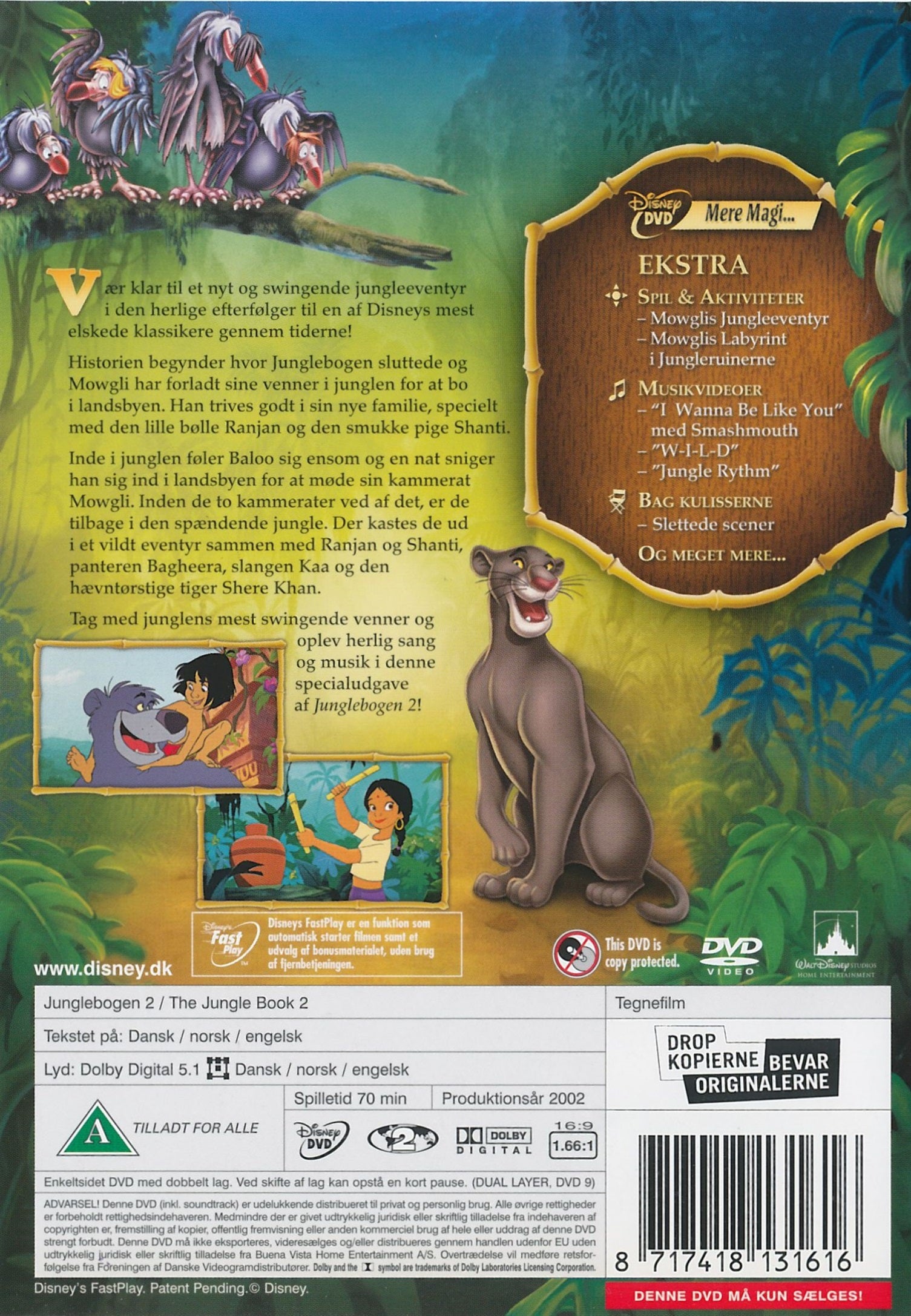 Junglebogen 2 (DVD)