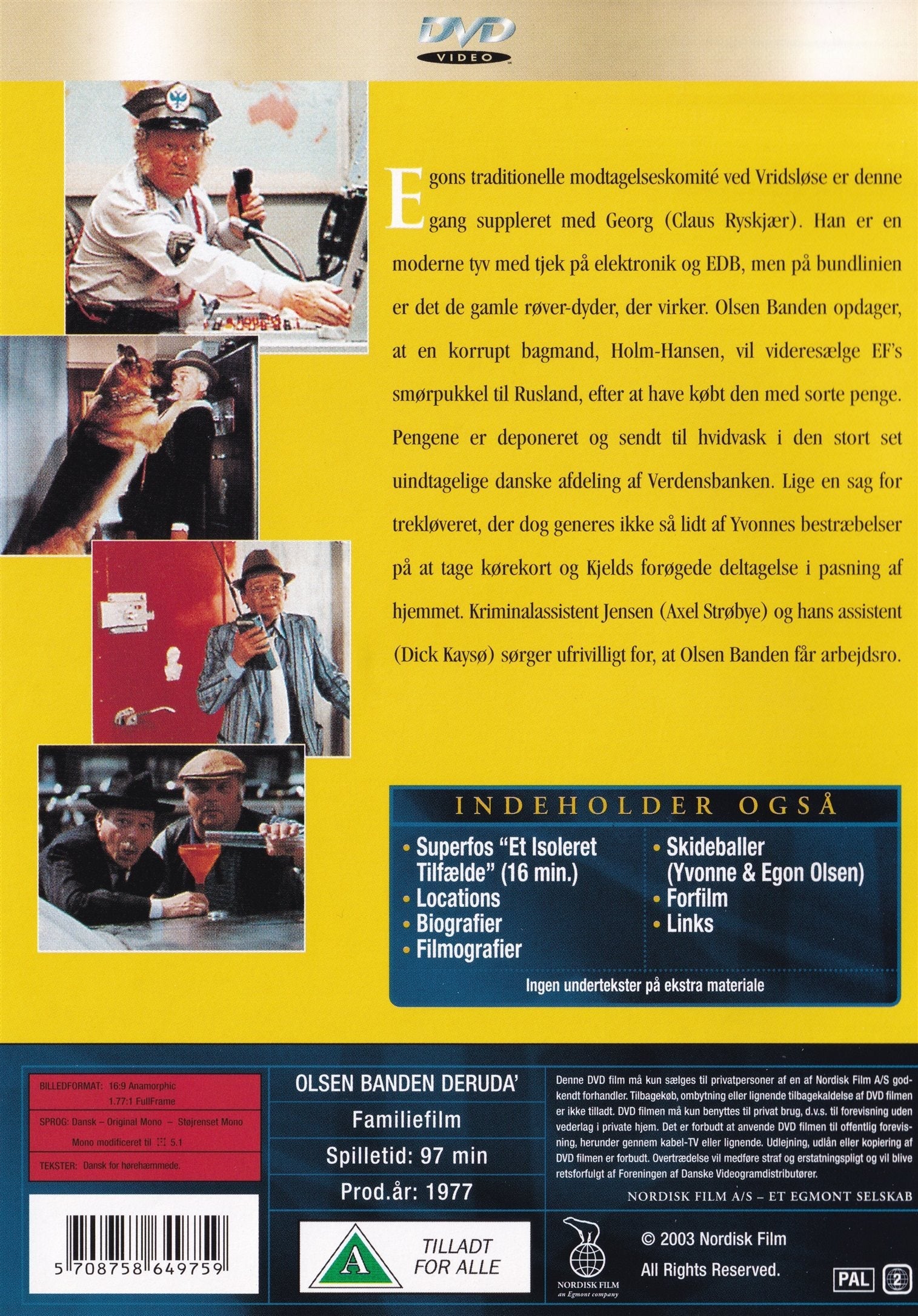 Olsen Banden Deruda (DVD)
