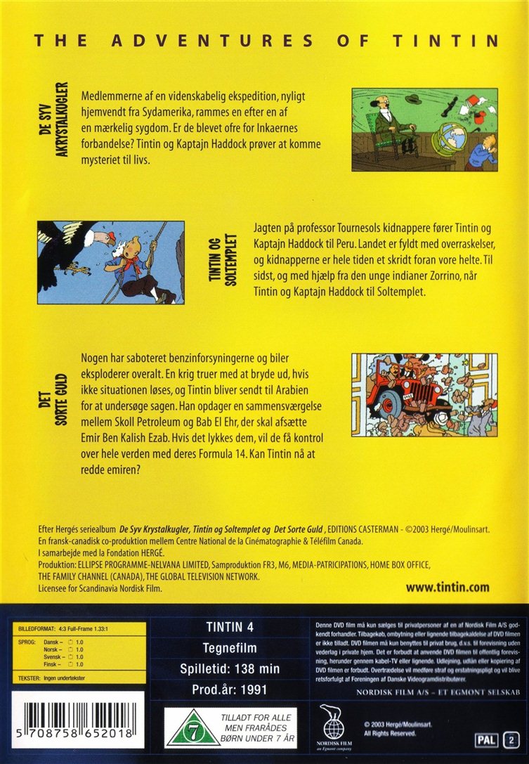 Tintin (DVD 4) (DVD)