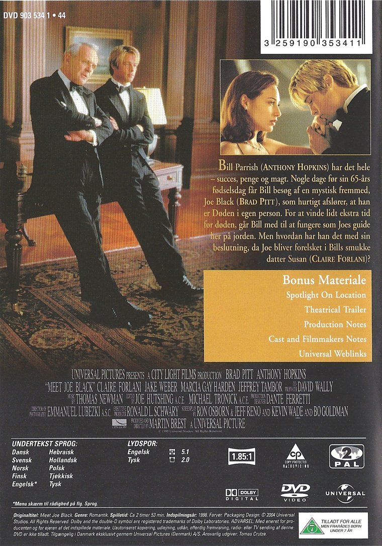 Meet Joe Black (DVD)