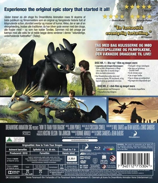 Sådan træner du din drage (Blu-ray)
