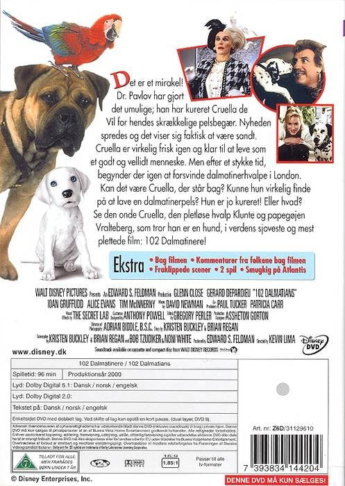102 Dalmatinere (DVD)