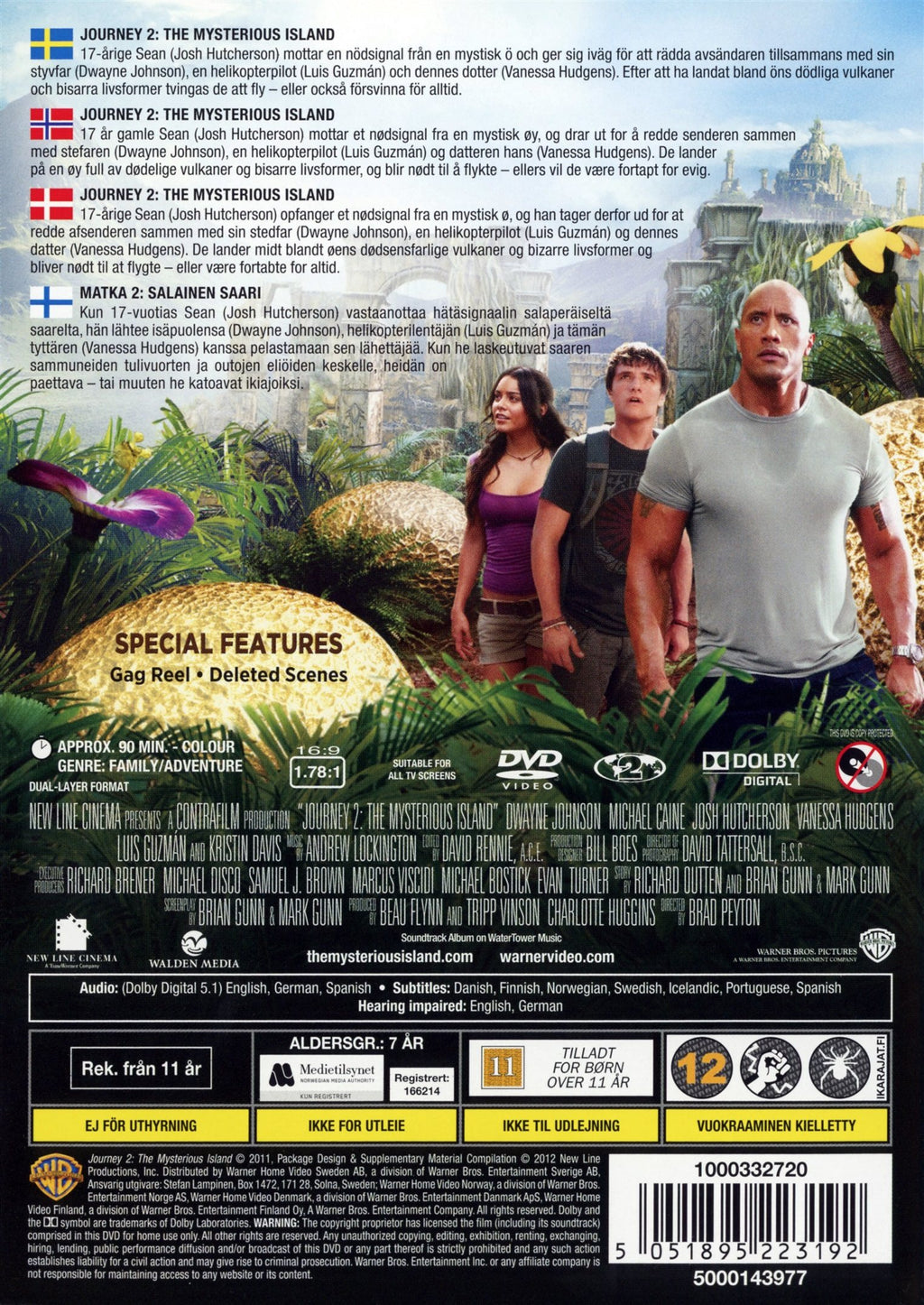 Journey 2: The Mysterious Island (DVD)