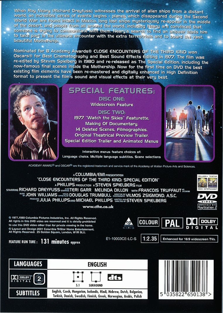 Close Encounters of the Third Kind (DVD)