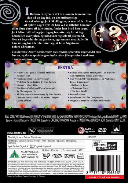 The Nightmare Before Christmas (DVD)