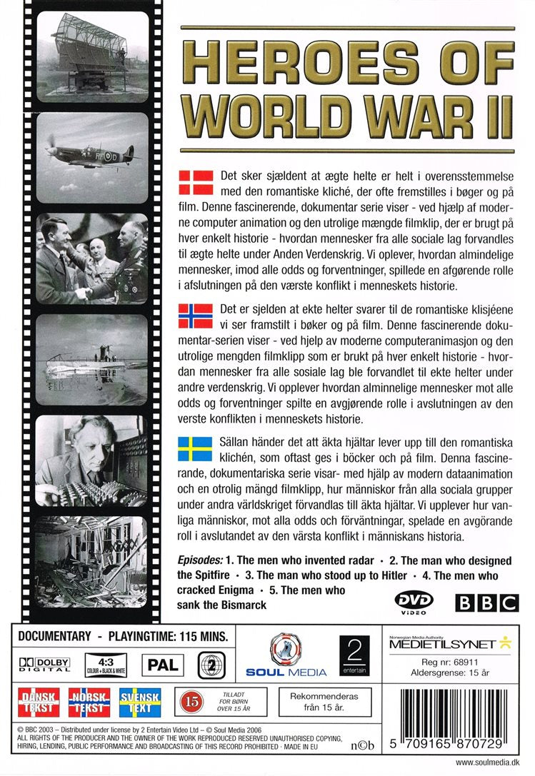 Heroes of World War 2, volume 1 (DVD)